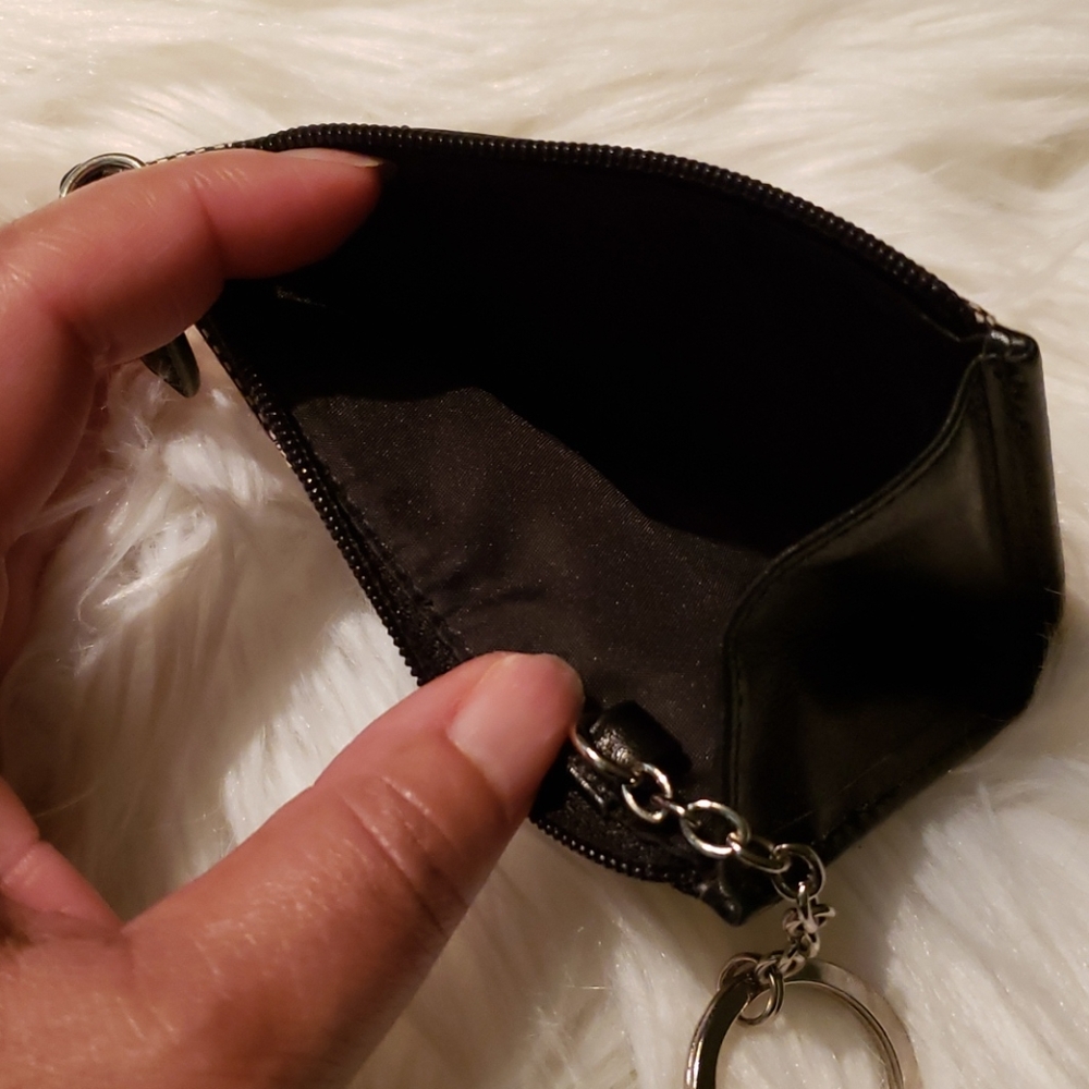Coach Coin / Card Holder w/ keyring - Picture 4 of 8